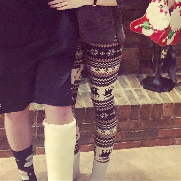 Pants - Winter print leggings